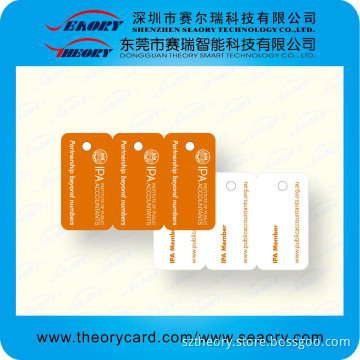 Plastic Key Chain Card